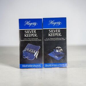 Hagerty Silver Keeper Set 6-Piece Place Setting Roll & 6x6 bag